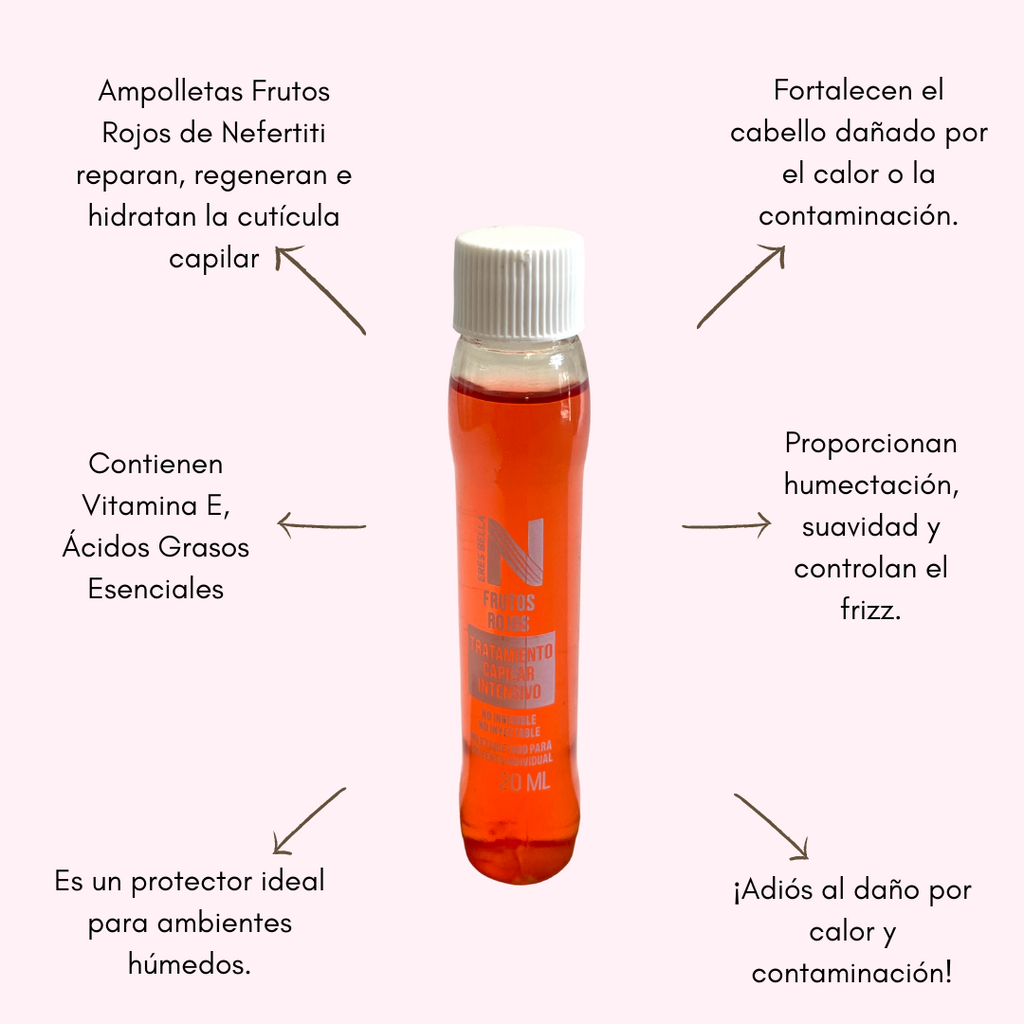 AMPOLLETA TRATAMIENTO NEFERTITI FRUTOS ROJOS