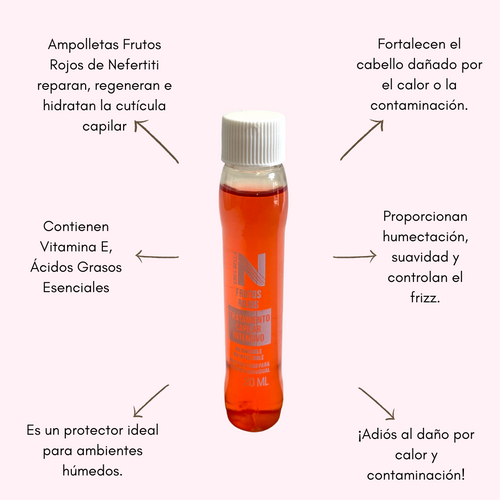 AMPOLLETA TRATAMIENTO NEFERTITI FRUTOS ROJOS