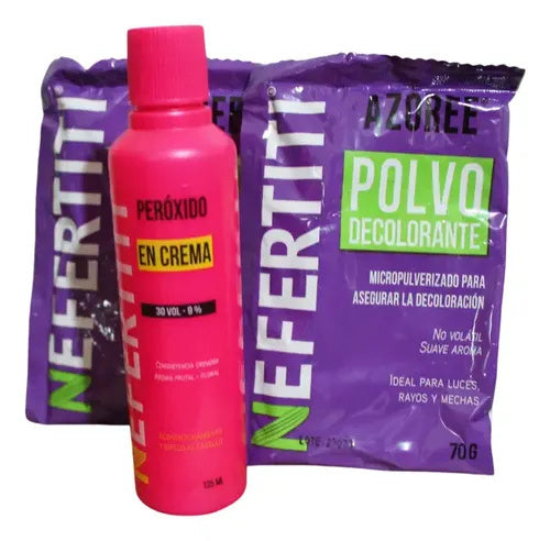 DECOLORANTE EN SOBRE + PEROXIDO